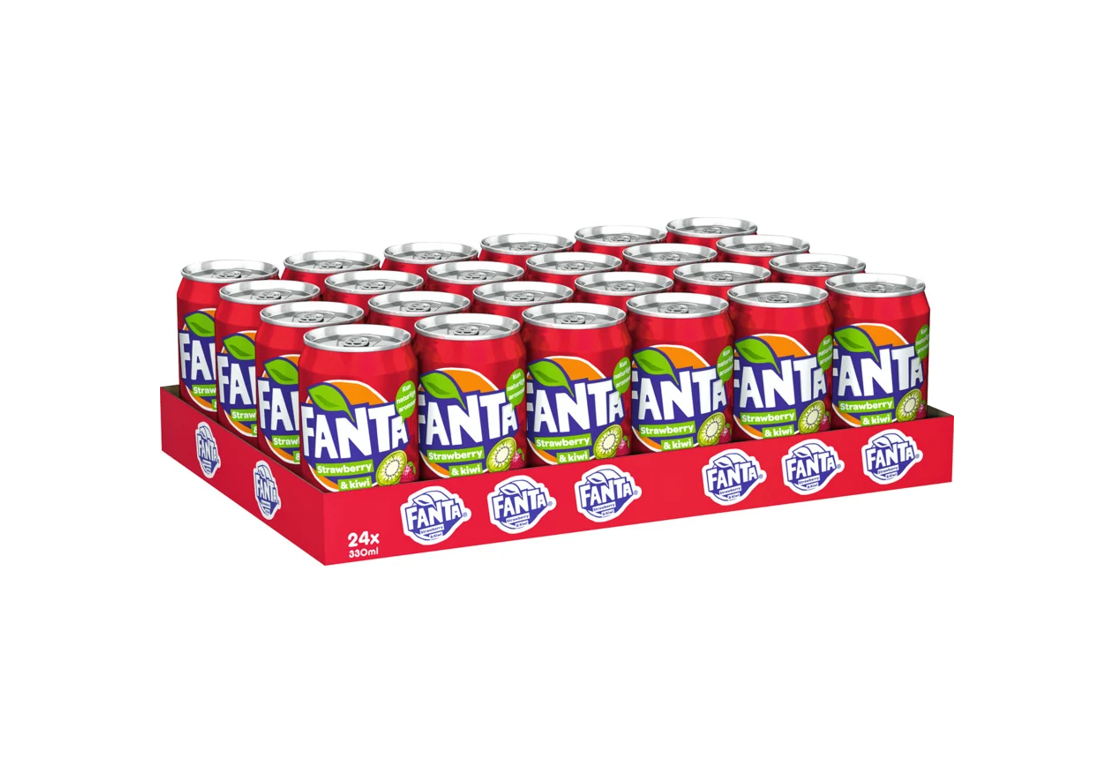 Fanta Strawberry Kiwi 24x33cl Fat