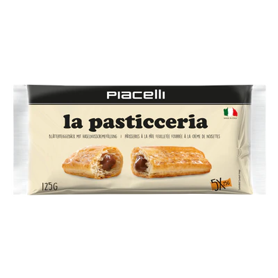 La Pasticceria - Blätterteigröllchen mit Haselnusscremefüllung 125g