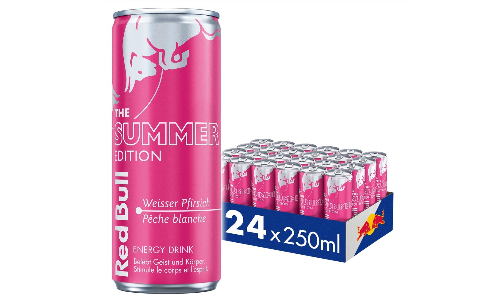 Red Bull 24x25cl Peach Edition