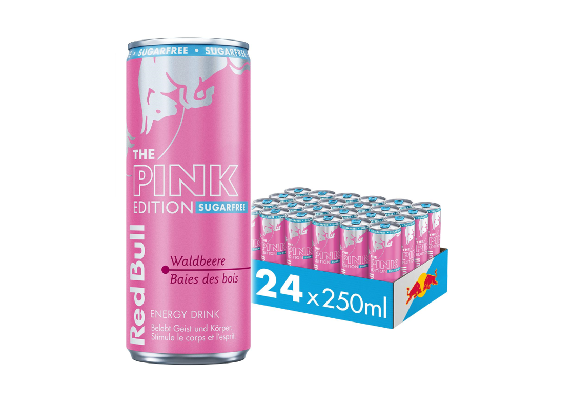 Red Bull 24x25cl Pink Edition Sugarfree